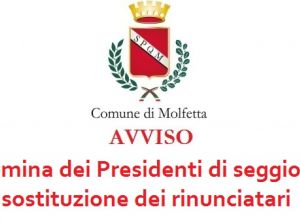 Avviso nomina presidenti di seggio