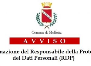 Avviso pubblico Designazione del Responsabile della Protezione dei Dati Personali RDP 2018