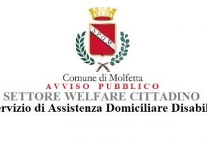 Avviso pubblico Settore Welfare Servizio Assistenza Domiciliare Disabili 2