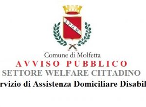 Avviso pubblico Settore Welfare Servizio Assistenza Domiciliare Disabili