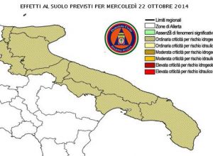 Bollettino protezione civile 22 10 2014