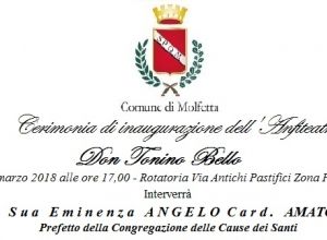 Cerimonia di inaugurazione Anfiteatro Don Tonino Bello