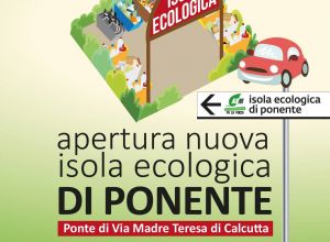 locandina inaugurazione isola ecologica