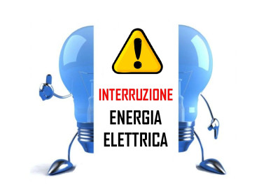 Avviso di interruzione di energia elettrica