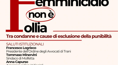 Femminicidio non è follia. Incontro con il dottor Valerio de Gioia e l...