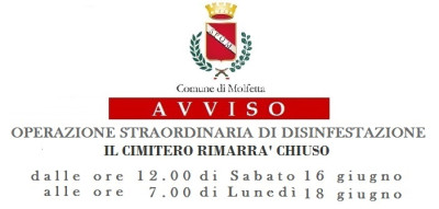 Avviso Asm Cimitero operazione straordinaria di disinfestazione estate 2018 3