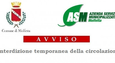 Avviso Asm avviso interdizione temporanea della Circolazione