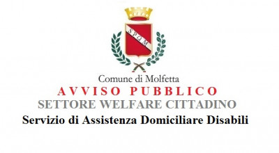 Avviso pubblico Settore Welfare Servizio Assistenza Domiciliare Disabili