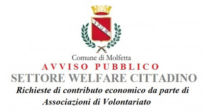 Avviso pubblico Settore Welfare contributo economico dap arte di associazioni 1