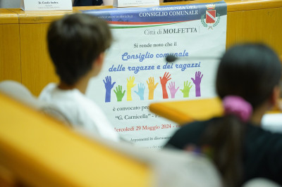 Molfetta e il suo Consiglio comunale delle ragazze e dei ragazzi