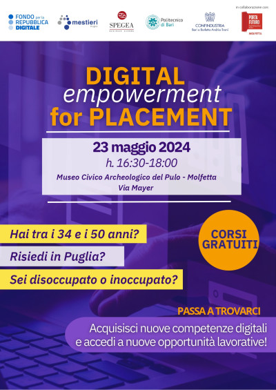 Corso gratuito - Digital empowerment for Placement