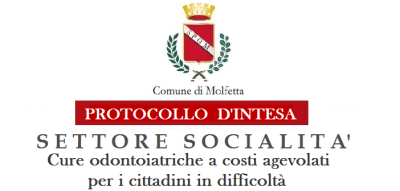 Protocollo intesa cure odontoiatriche a costi agevolati 2018