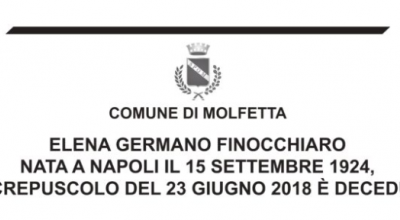 Scomparsa Elena Germano Finocchiaro