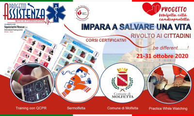 Molfetta città cardioprotetta: riprendono i corsi per imparare ad usar...