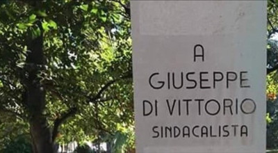 Danneggiato il monumento di Giuseppe Di Vittorio. Presto tutto ripristinato. ...