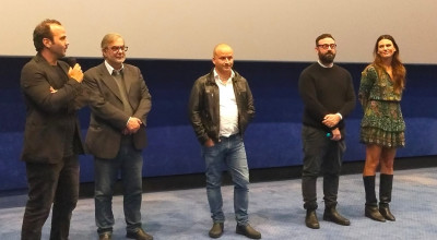 Il Sindaco Minervini alla prima del film “Questa notte parlami dell&rsq...