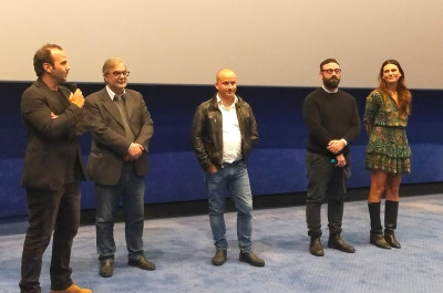 Il Sindaco Minervini alla prima del film “Questa notte parlami dell&rsq...