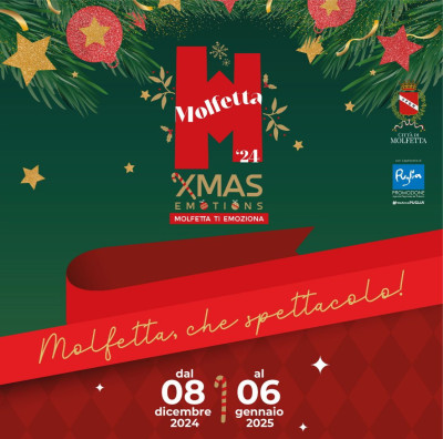 Xmas Emotions 2024. Molfetta ti emoziona. Il programma completo