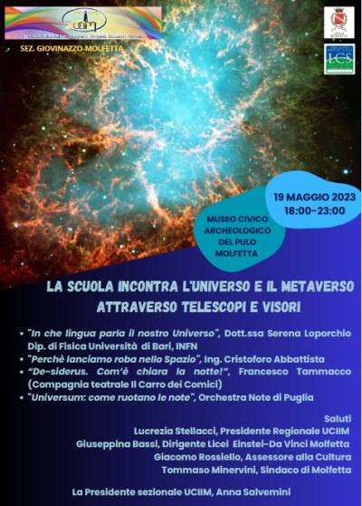 La Scuola incontra l’Universo e il Metaverso attraverso i telescopi e i...