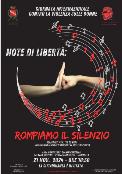 Note di libertà: Rompiamo il silenzio. Iniziativa della Consulta femmi...