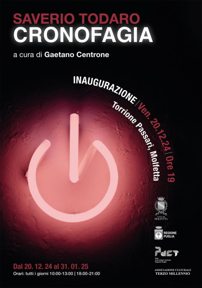 Saverio Todaro – Cronofagia a cura di Gaetano Centrone