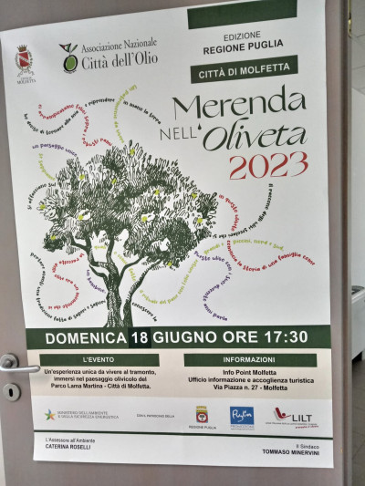 Domenica 18 giugno Merenda nell’Oliveta