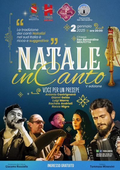 Voci per un presepe. Questa sera appuntamento con Natale InCanto - V Edizione