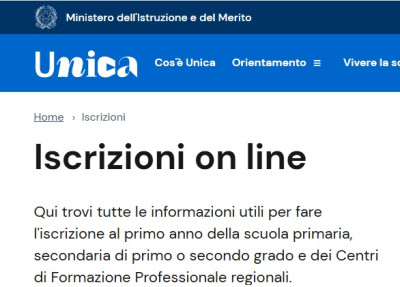 Iscrizioni scolastiche on line dall’8 al 31 gennaio 2025