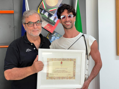 Il Sindaco Minervini incontra Vito Pansini, talento della danza